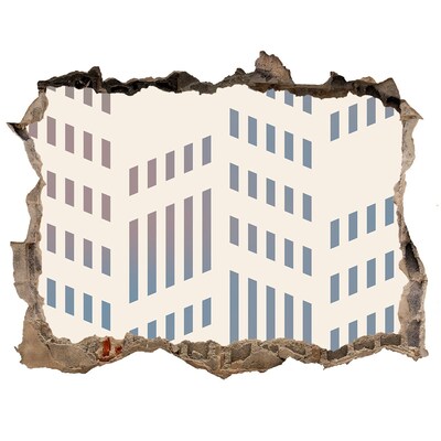 Fototapeta díra na zeď Městské kouzlo za zdí