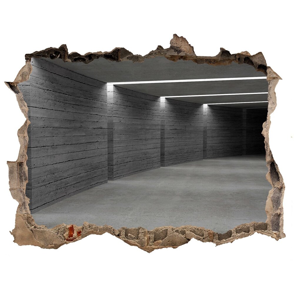 Fototapeta díra na zeď Betonový tunel