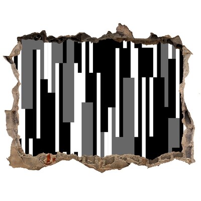 Fototapeta díra na zeď Moderní umění na zdi