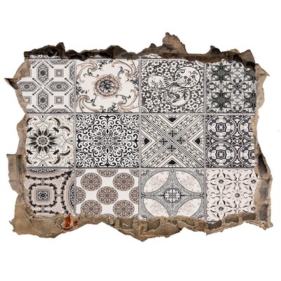 Fototapeta díra na zeď Dlaždice ve vintage stylu