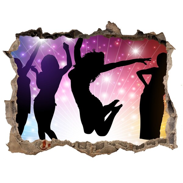 Fototapeta díra na zeď Tanec v záři reflektorů