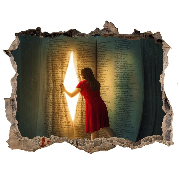 Fototapeta díra na zeď Díra v realitě