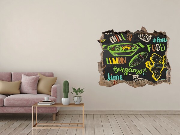 Fototapeta díra na zeď Kuchyňské inspirace