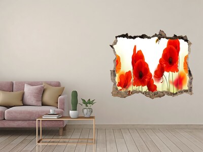 Fototapeta nálepka na zeď Květinový ráj s včelou