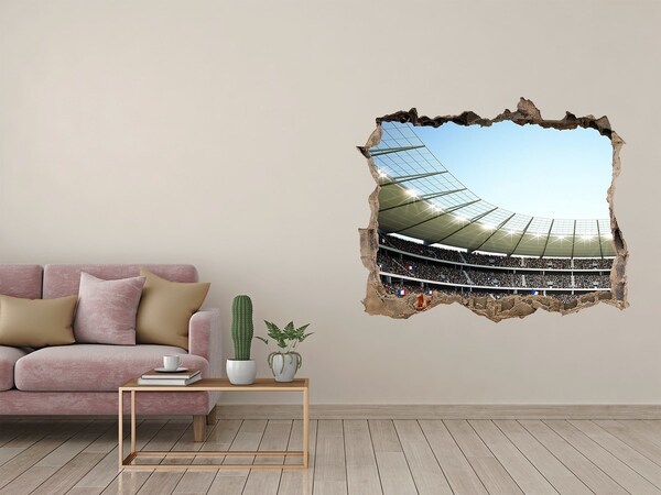 Fototapeta díra na zeď 3D Stadion plný emocí
