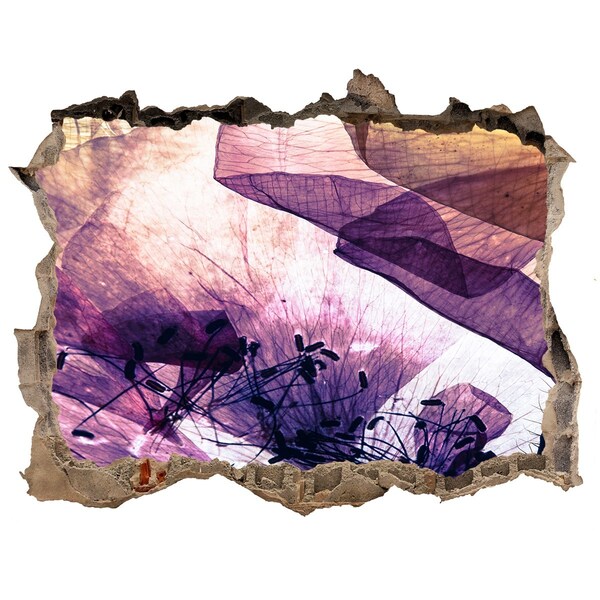 Samolepící nálepka fototapeta Květinový svět za zdmi