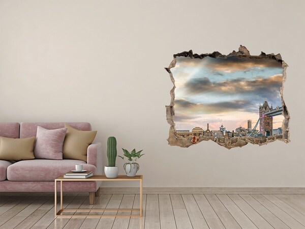 Fototapeta díra na zeď Tower Bridge v Londýně