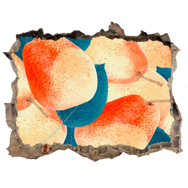 Samolepící nálepka beton Ovocný ráj za zdí