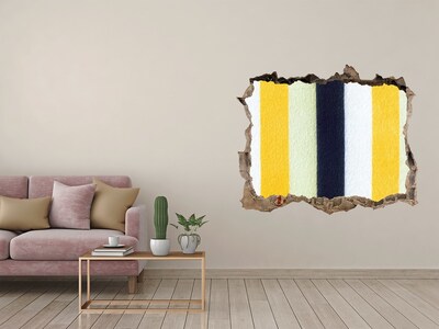 Fototapeta díra na zeď Barevné pruhy v betonu