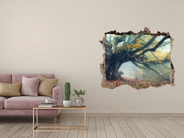 Fototapeta nálepka na zeď Kouzelný les ve svém podzimním rouše