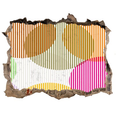 Fototapeta díra na zeď Abstraktní díra ve zdi