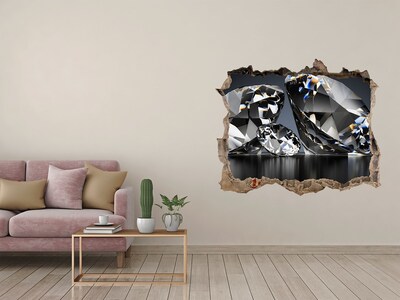 Samolepící díra na stěnu nálepka Diamantová jeskyně