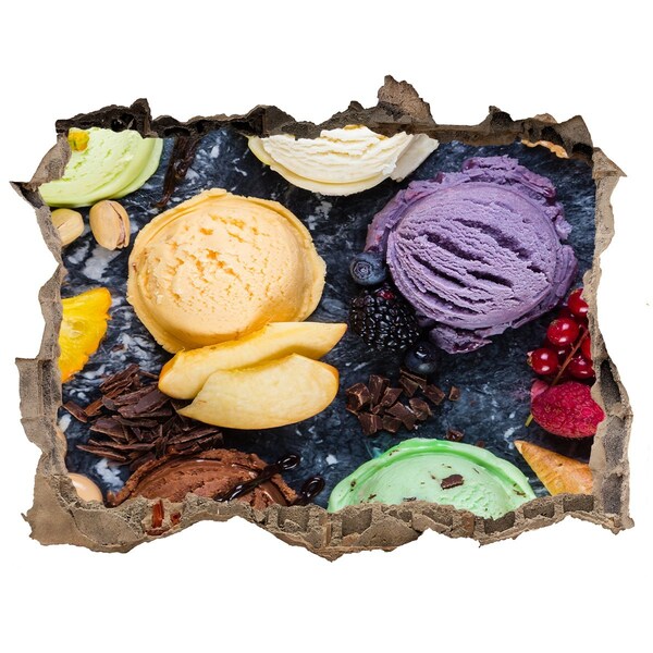 Nálepka díra na zeď Ledové šílenství