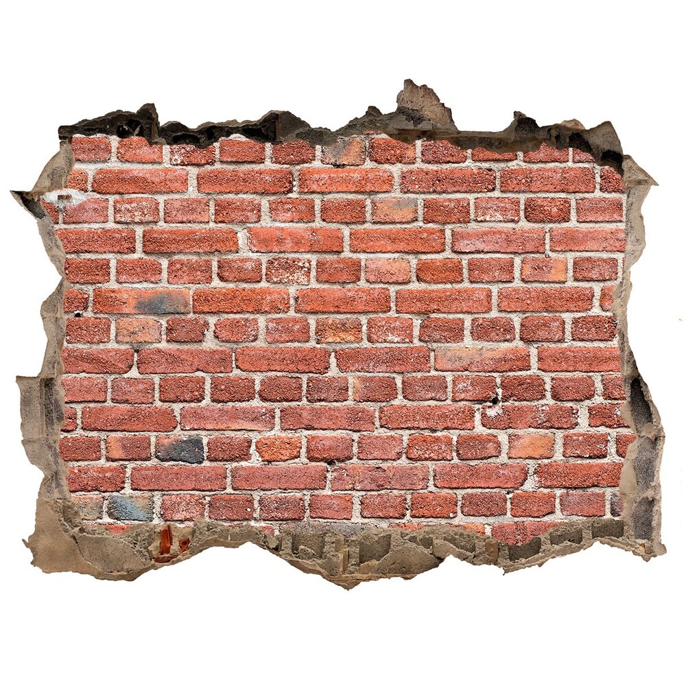 Fotoobraz díra na stěnu Zděná zeď