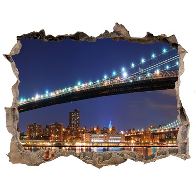 Fototapeta díra na zeď 3D Manhattan New York