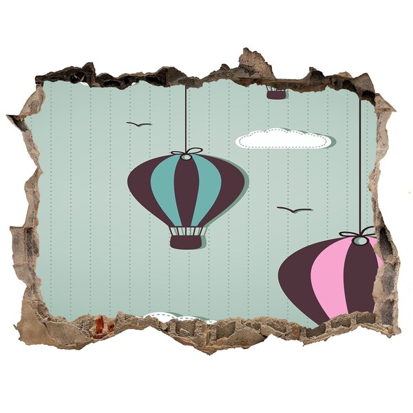 Samolepící nálepka Balóny na obloze