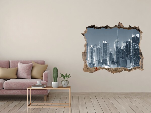 Fototapeta díra na zeď 3D Manhattan New York