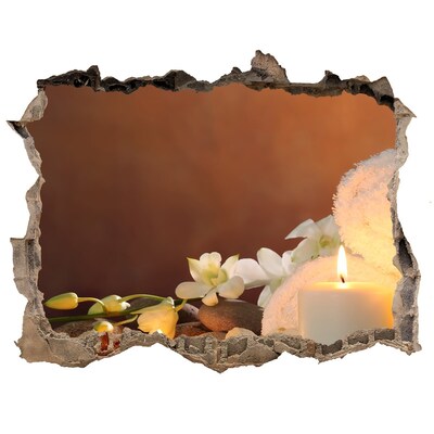 Samolepící díra na stěnu Relaxujte v lázních