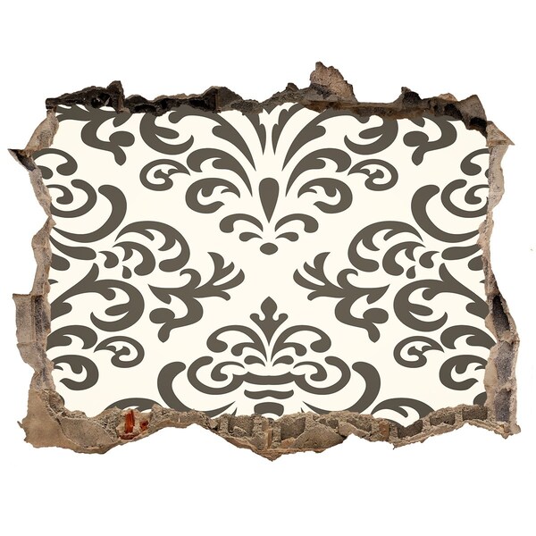 Fotoobraz díra na stěnu Elegantní vzor na zdi