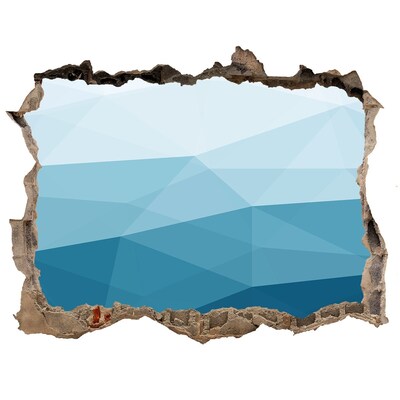 Díra 3D fototapeta nástěnná Podvodní svět v díře