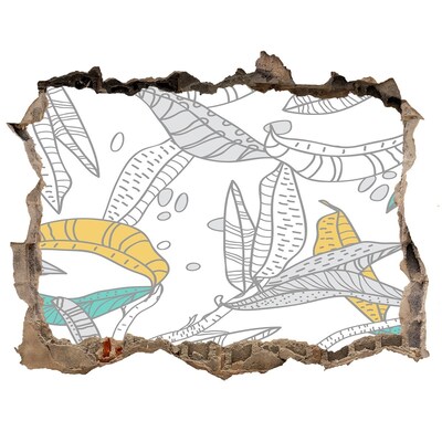 Fotoobraz díra na stěnu Tropická oáza uprostřed betonu