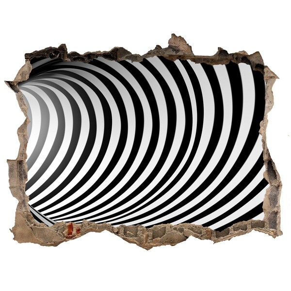Díra 3D fototapeta nálepka Iluze rotujícího tunelu