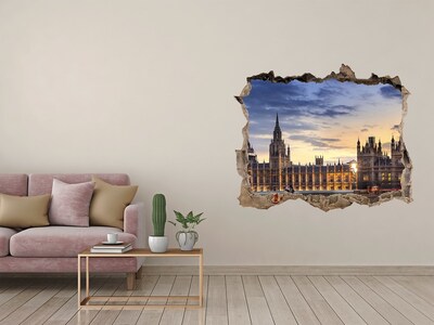 Fototapeta díra na zeď 3D Big Ben Londýn