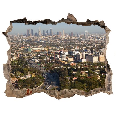 Fototapeta díra na zeď 3D Pohled na Los Angeles