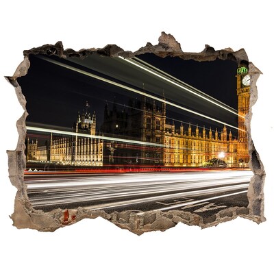 Fototapeta díra na zeď 3D Big Ben Londýn