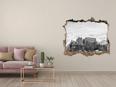 Foto fotografie díra na zeď Newyorské taxíky v městské krajině