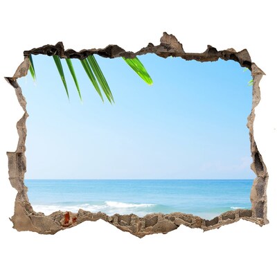 Nálepka fototapeta 3D výhled Tropická pláž