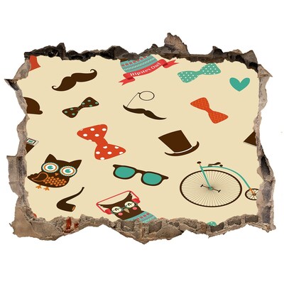 Samolepící nálepka na zeď Stylové vzory a doplňky