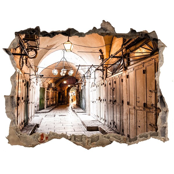 Fototapeta díra na zeď 3D Kouzlo starého bazaru