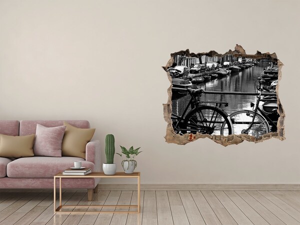 Nálepka fototapeta 3D výhled Cyklistický kanál