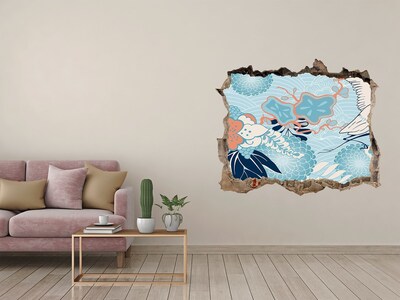 Díra 3D fototapeta nálepka Podvodní svět korálů