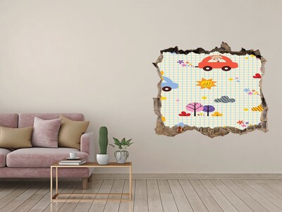 Samolepící nálepka na zeď Dětský svět plný radosti