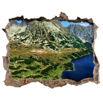 Nálepka fototapeta 3D výhled Údolí v horách