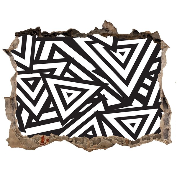 Fotoobraz díra na stěnu nálepka Abstraktní geometrické vzory