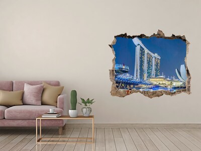 Nálepka fototapeta 3D na zeď Moderní architektura v Singapuru