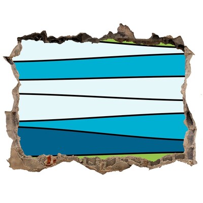 Díra 3D fototapeta nálepka Abstraktní interiér zdi