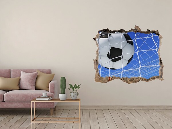 Fototapeta díra na zeď 3D Gól ve fotbale