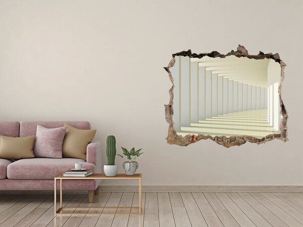 Fototapeta díra na zeď 3D nálepka Iluze nekonečného prostoru