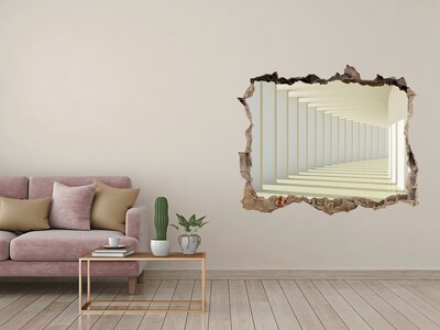 Fototapeta díra na zeď 3D nálepka Iluze nekonečného prostoru