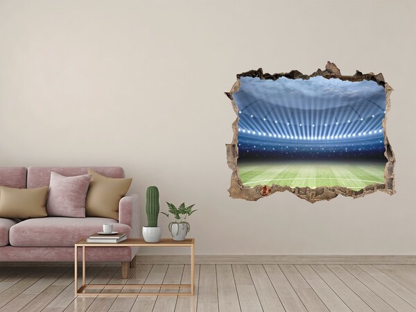 Fototapeta díra na zeď 3D nálepka Fotbalový stadion v akci