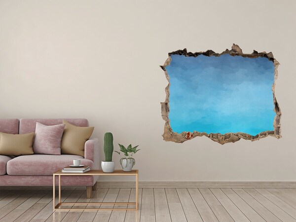 Díra 3D fototapeta na stěnu nálepka Obloha nad oceánem