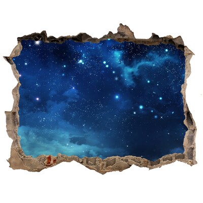 Foto fotografie díra na zeď Hvězdné nebe
