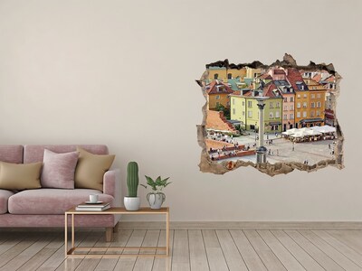 Fototapeta díra na zeď 3D Staroměstské náměstí ve Varšavě