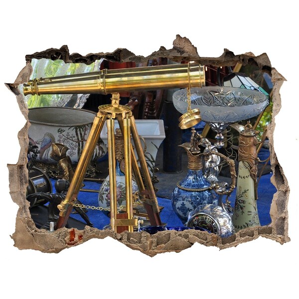 Fototapeta díra na zeď Starožitnosti v tajemném obchodě