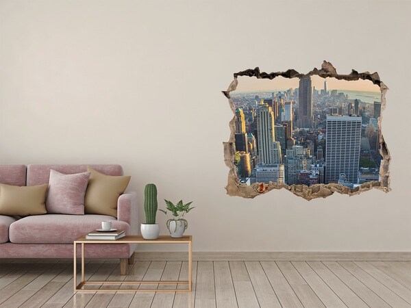 Fototapeta díra na zeď 3D Manhattan New York