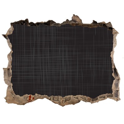 Díra 3D fototapeta na stěnu Zničená zeď s výhledem na tmu